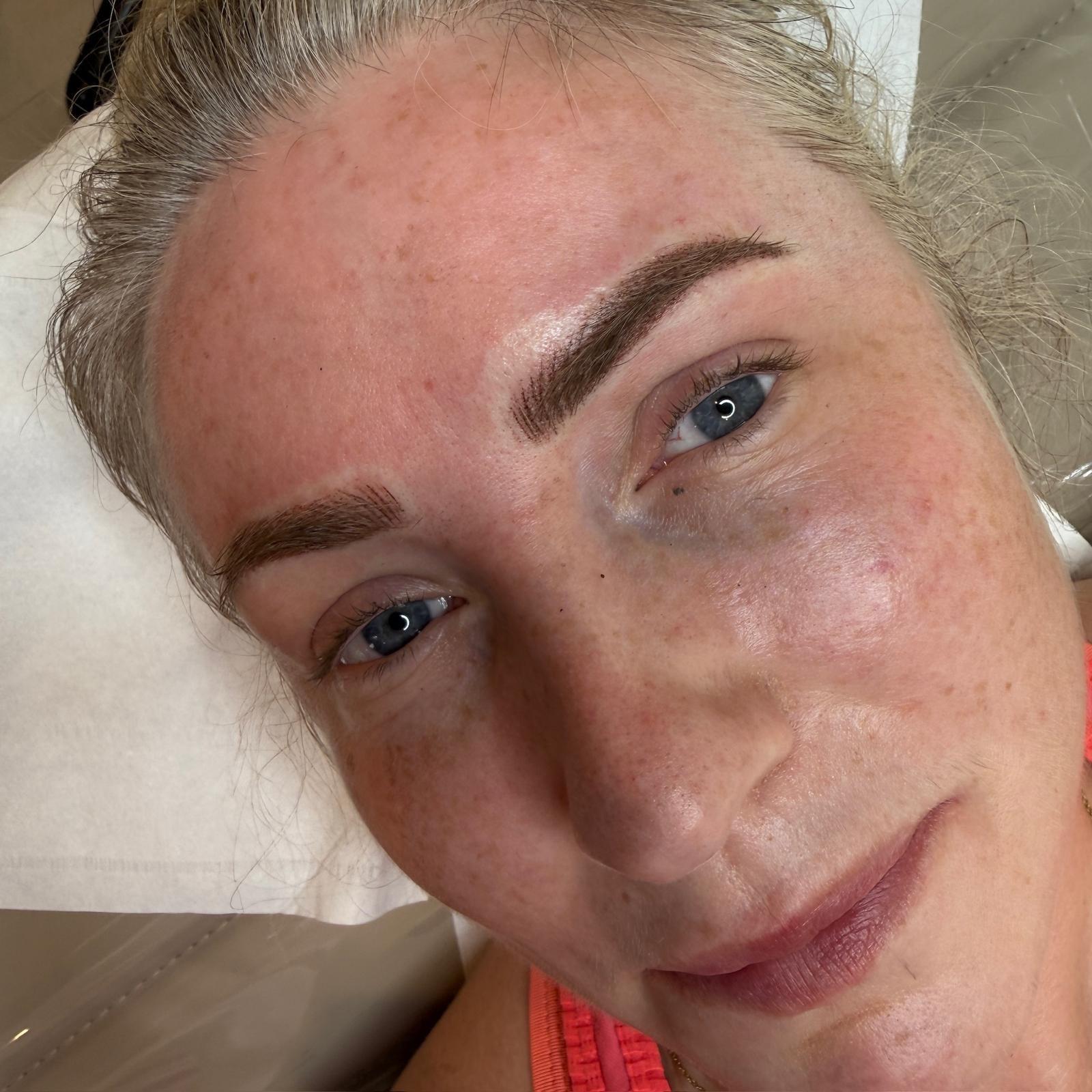 Combination brows after treatment at Brows By Jo