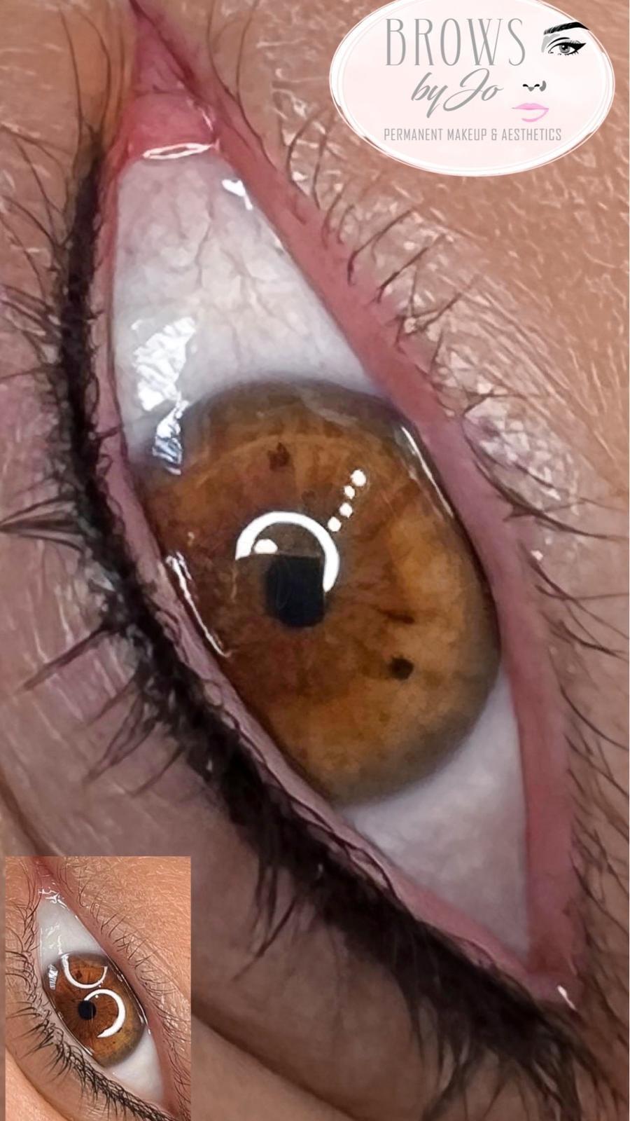 Lashline eyeliner result by Brows By Jo in Banbury
