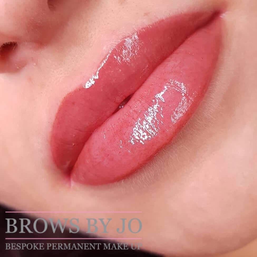 Lip blush result by Brows By Jo in Banbury